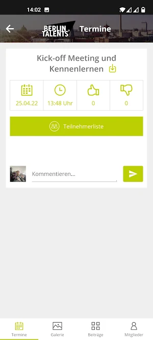 Berlin Talents Screenshot 1