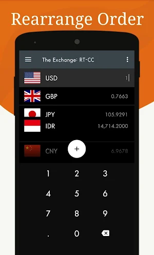 The Exchange : Real Time Live - Currency Converter Screenshot 2