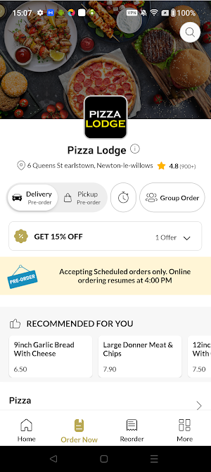 Pizza Lodge Screenshot 1