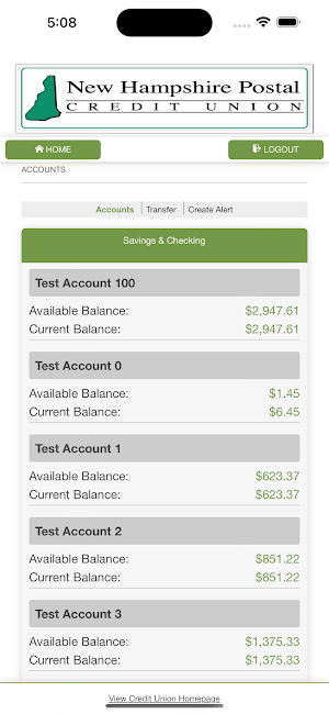 New Hampshire Postal CU Screenshot 2