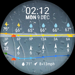 Meteogram Watch Face Screenshot 3