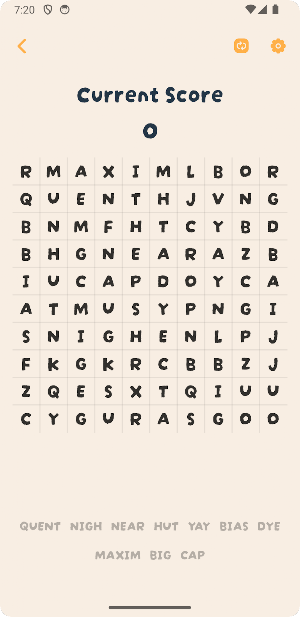 Word Search Puzzle Screenshot 1