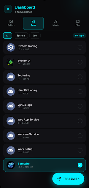 ZeroWire Screenshot 2