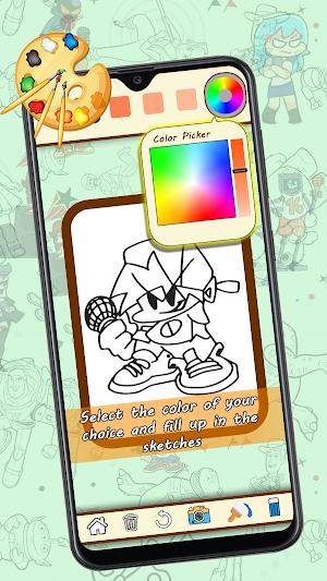 Friday Funkin Coloring Book Screenshot 0