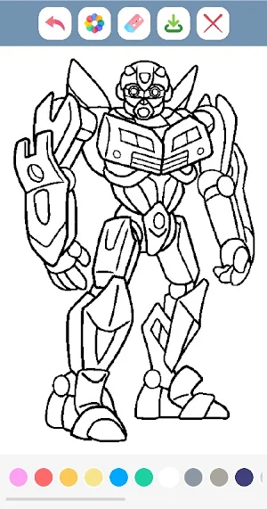 Autorobot Coloring Book Screenshot 0
