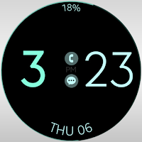 Battery v7 minimal watch face