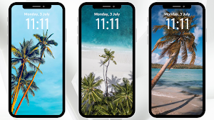 Tropical Beach Wallpaper Screenshot 0