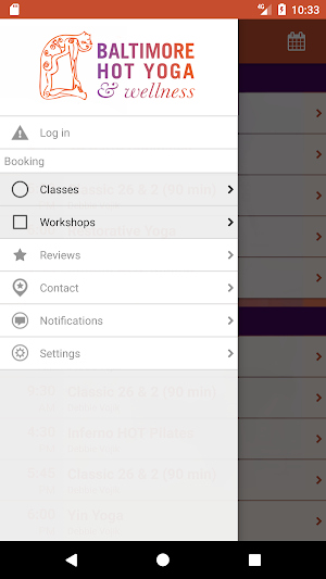 Baltimore Hot Yoga & Wellness Screenshot 1