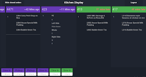Snappy POS Kitchen Display Screenshot 1