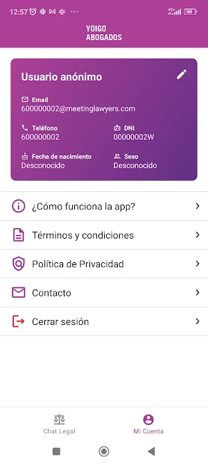 Yoigo Asesores Screenshot 2