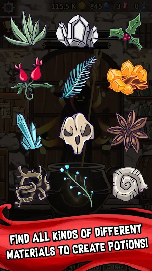 Alchemy Clicker - Potion Games Idle Fantasy Rpg Screenshot 3