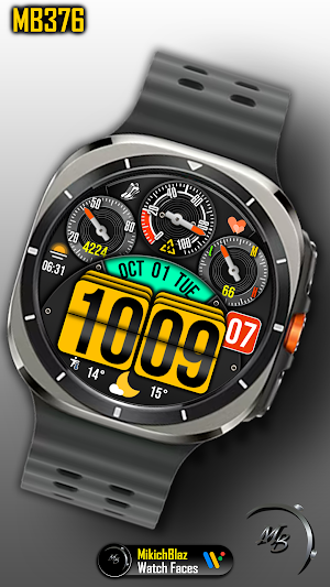 Digital Watch Face MB376 Screenshot 3
