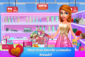 School Girls Sale Day Shopping & Makeup Adventure Screenshot 1