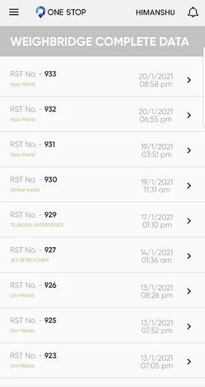 OneStop Weighbridge Screenshot 3