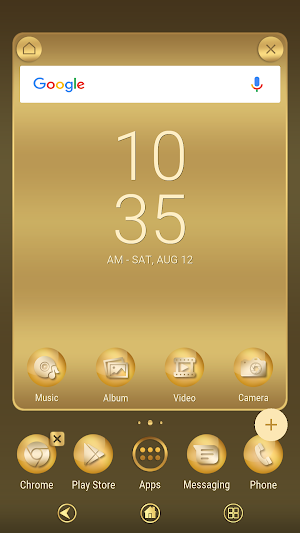 aureate | Xperia™ Theme Screenshot 3