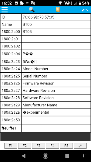BLE Tools Screenshot 2