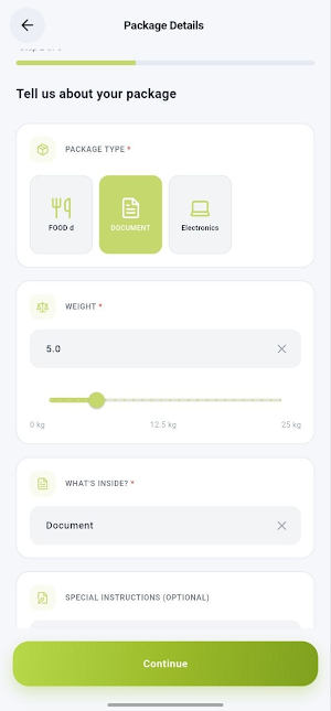 Sure Delivery Screenshot 2
