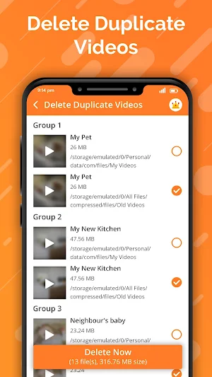 Duplicate File Remover - Android Phone Cleaner Screenshot 2