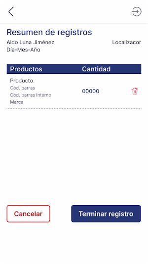 Inventario Bimbo Screenshot 3