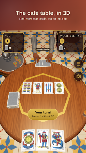 Ronda 3D – Moroccan card game Screenshot 0