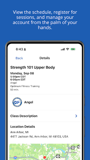 Optimum Fitness Training Screenshot 3