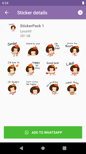 Little Jolly Stickers 小画家乐乐贴纸 Screenshot 1