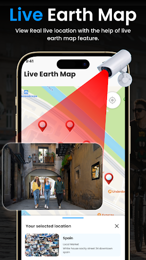 Live Satellite View: Earth Map Screenshot 2