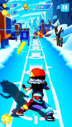 Boboiboy Galaxy Boy Heroes Run Screenshot 2