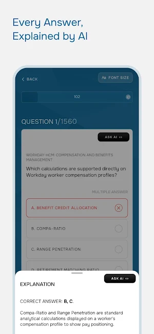 Workday Exam Prep 3-in-1 (+AI) Screenshot 3