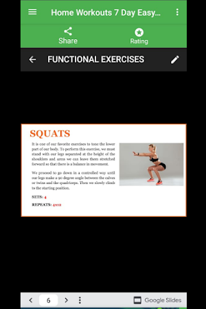 Home Workouts 7 Day Easy Exerc Screenshot 3