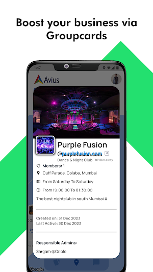 Avius - Social Meets Business Screenshot 2