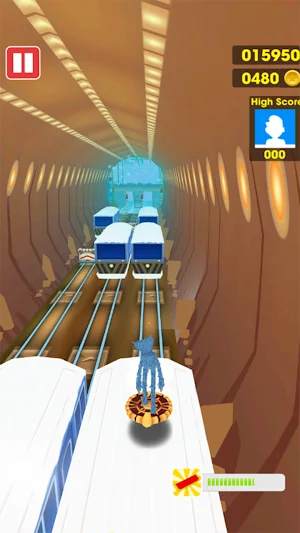 FNF Sky Train Surfers Screenshot 2