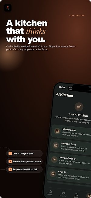 Swoodie: Recipe & Meal Planner Screenshot 1