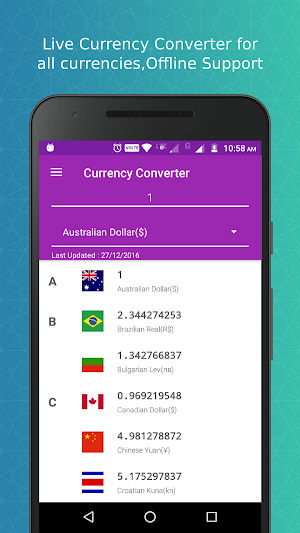 Calculator Lite Unit Currency Screenshot 3
