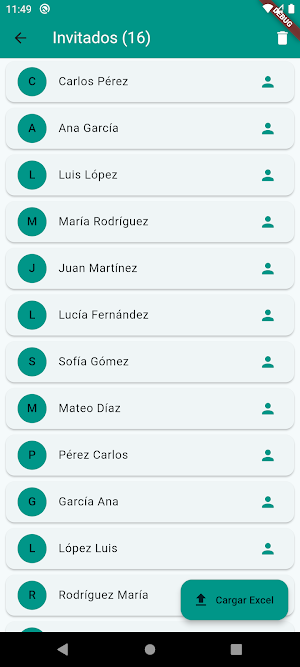 EventosXQR Screenshot 2
