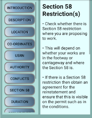 Permitting Checklist Screenshot 2