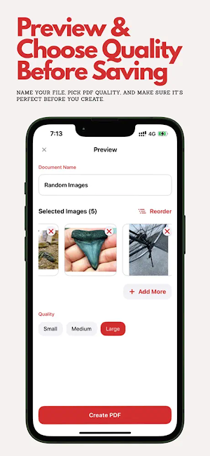 Photo To PDF Converter Screenshot 1