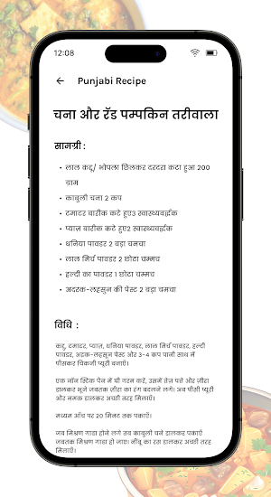 Punjabi Recipes in Hindi Screenshot 3