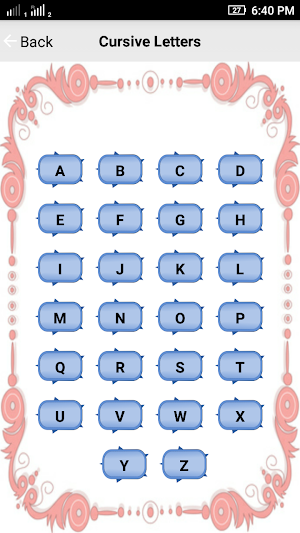 learn english alphabet letters Screenshot 1