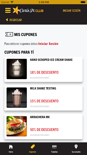 Carl's Jr. Club Screenshot 2