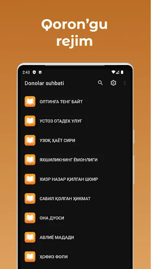 Donolar suhbati Screenshot 0