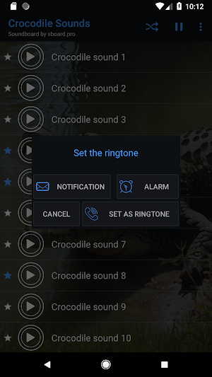 Crocodile sounds ~ Sboard.pro Screenshot 2