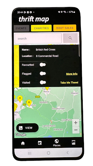 Thrift Map Screenshot 2