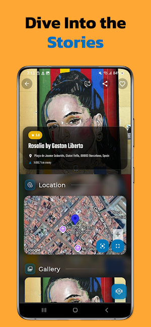 Barcelona Art Walk - Mural Map Screenshot 2