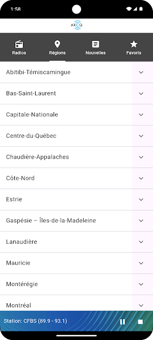 Radios communautaires Québec Screenshot 1