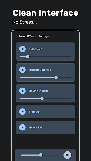 Serenity Sounds - Rain Sounds Screenshot 1