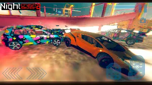 Car Crash Night Battle Screenshot 0