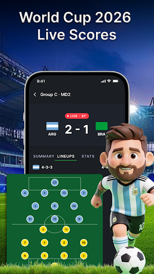 World Cup 2026: Live Score Screenshot 1