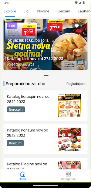 Katalozi Hrvatska Screenshot 2