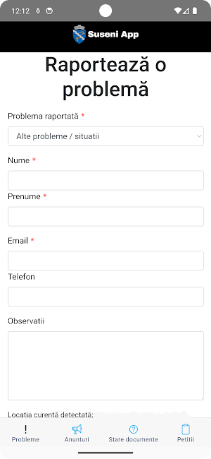 Comuna Suseni App Screenshot 2